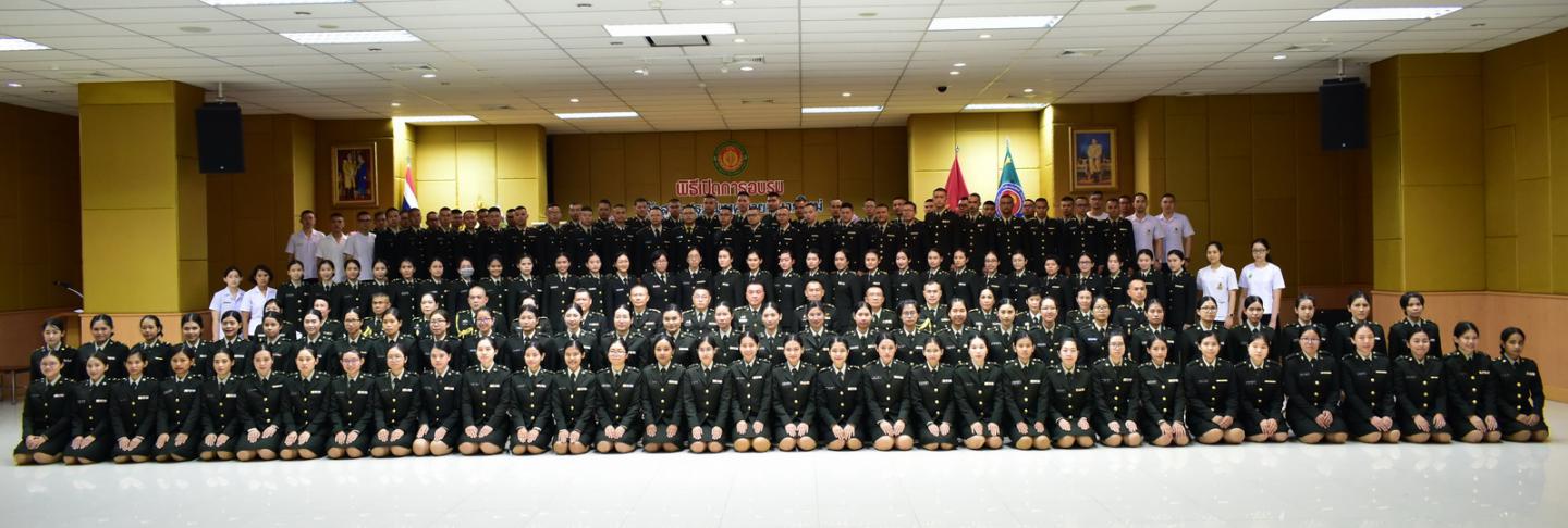 พิธีเปิดการอบรม หลักสูตรปฐมนิเทศน์นายทหารใหม่ เหล่าแพทย์ รุ่นที่ 39 
